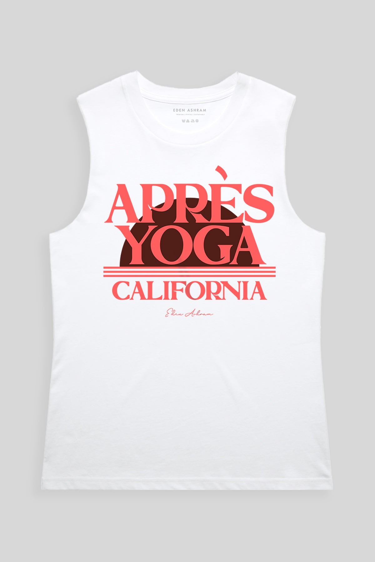 Eden Ashram Aprés Yoga Camden Tank White