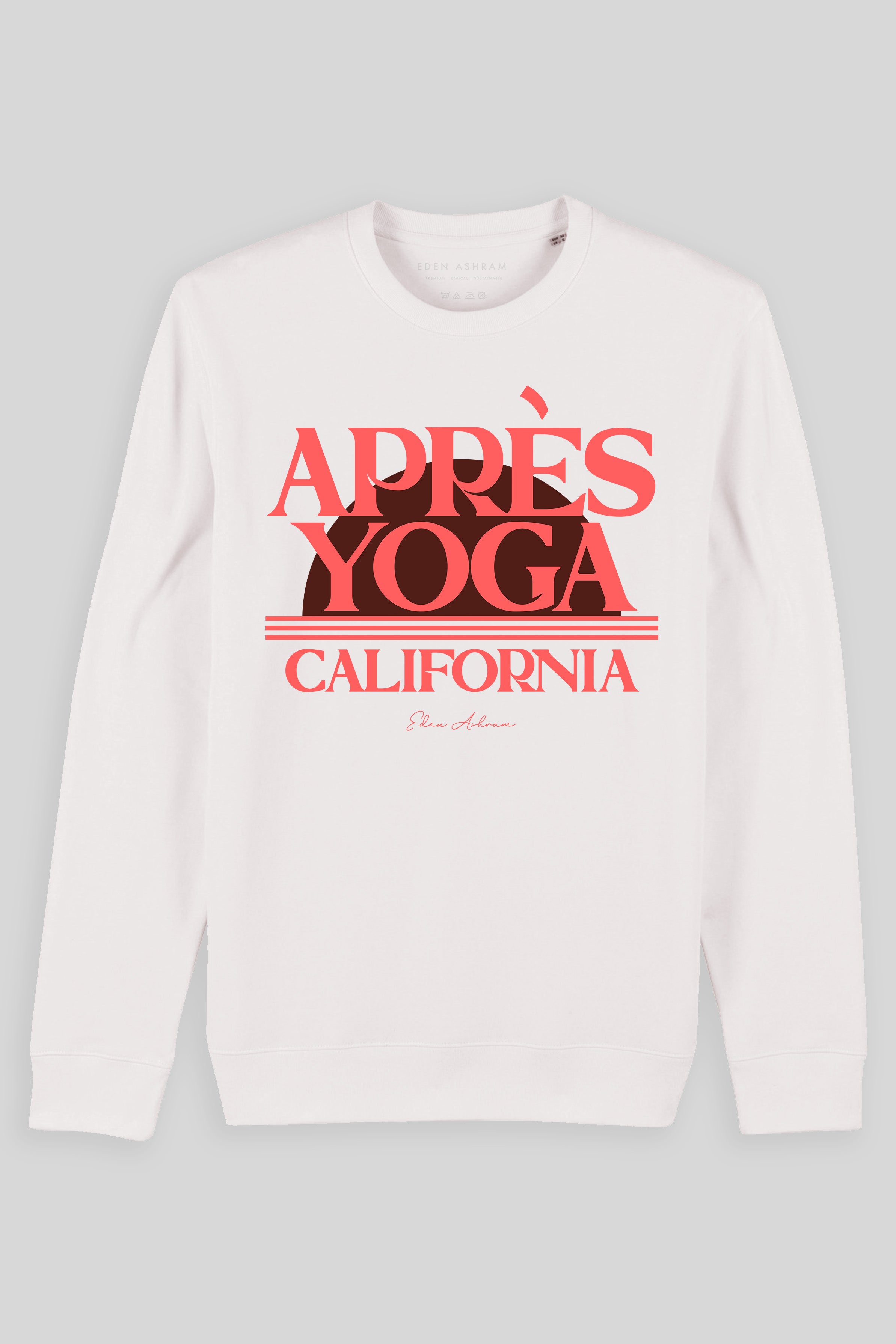 Eden Ashram Aprés Yoga Ultimate Organic Sweatshirt Off White