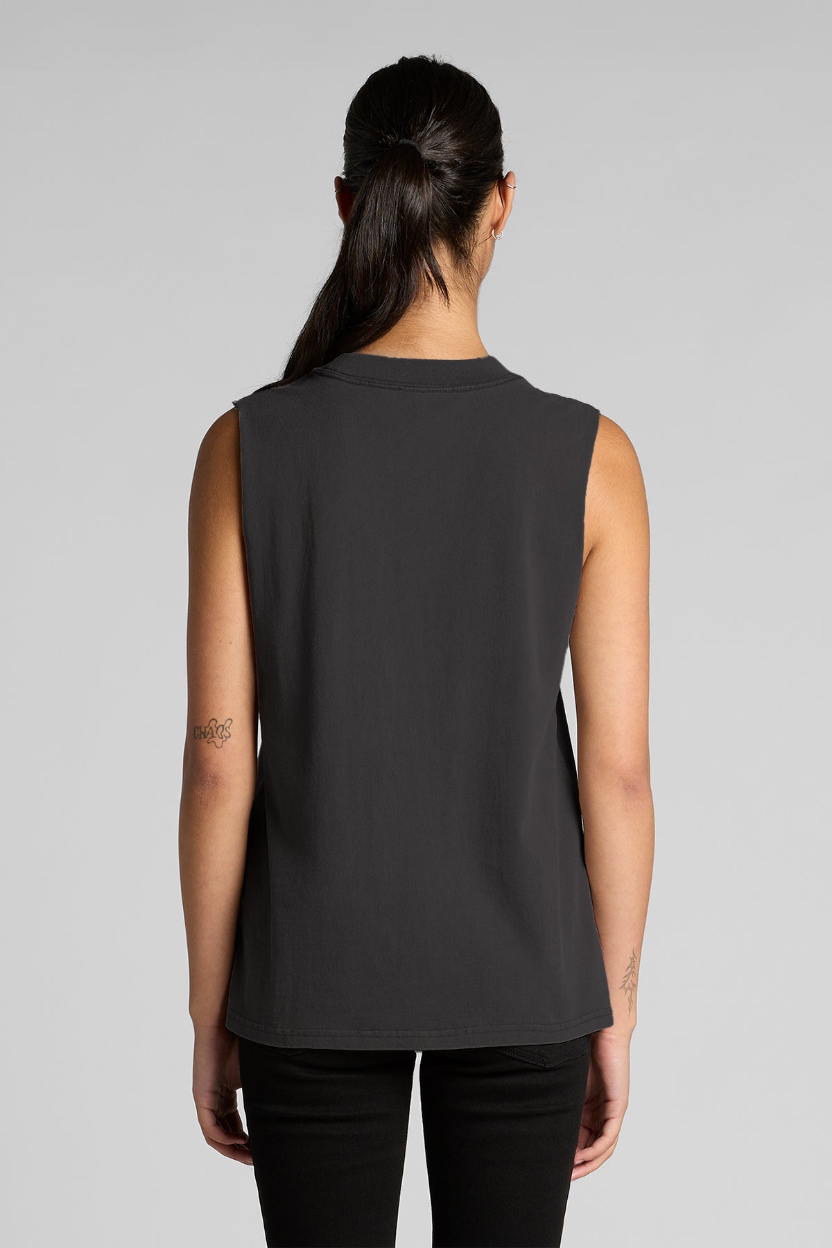 Eden Ashram Straight Outta Yoga Faded Rocker Tank