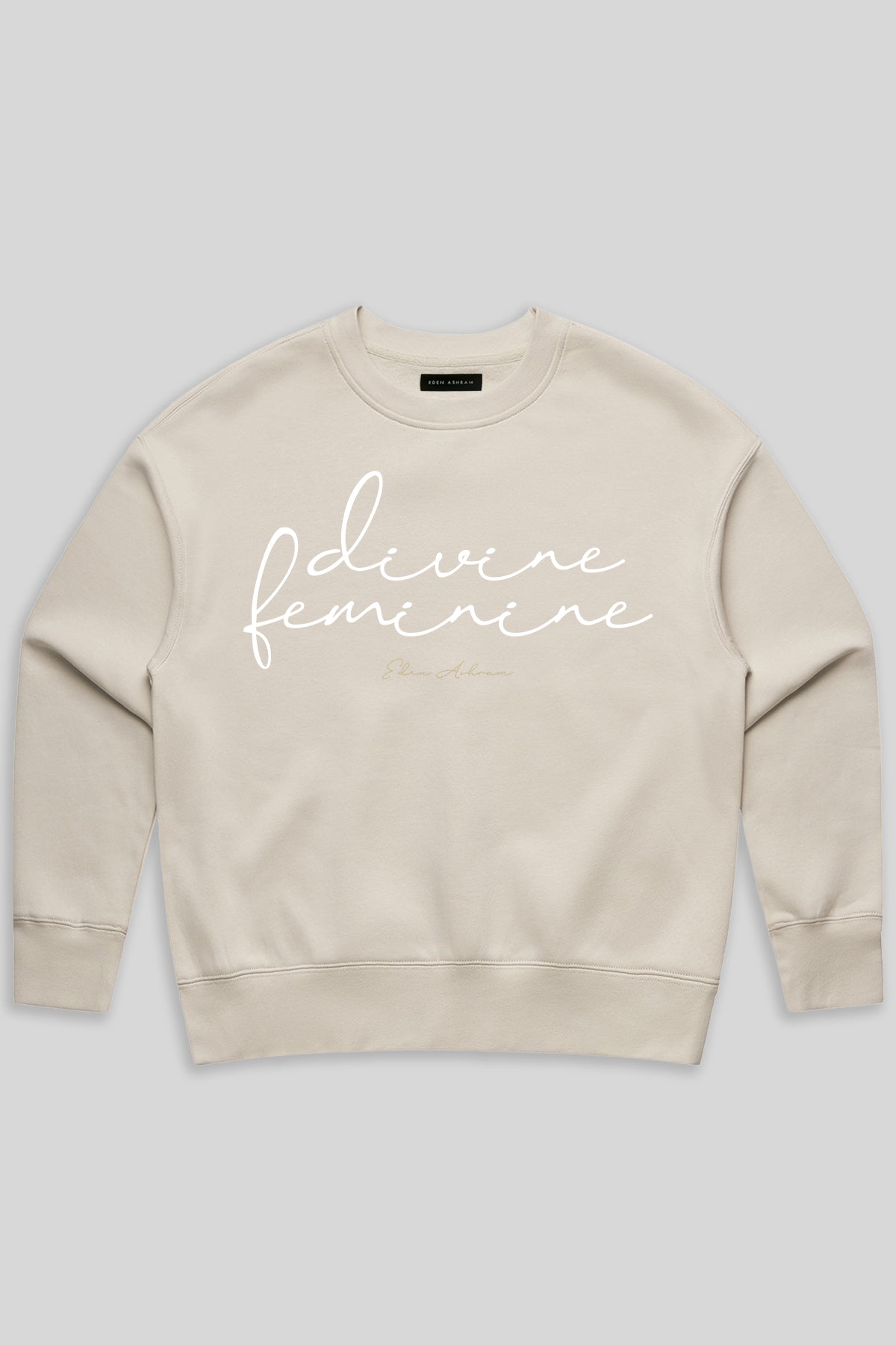 Eden Ashram Divine Feminine Premium Relax Crew Bone