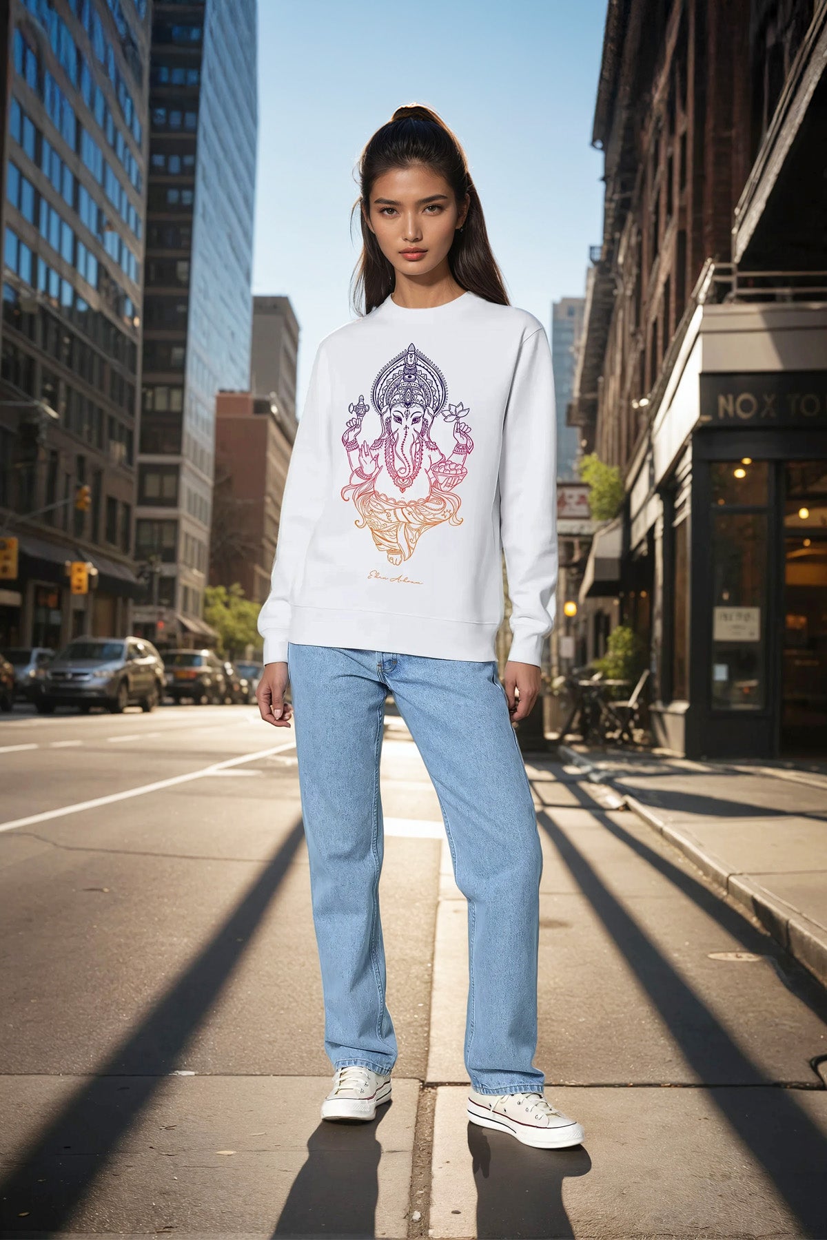 Eden Ashram Ganesha Iconic Sweatshirt