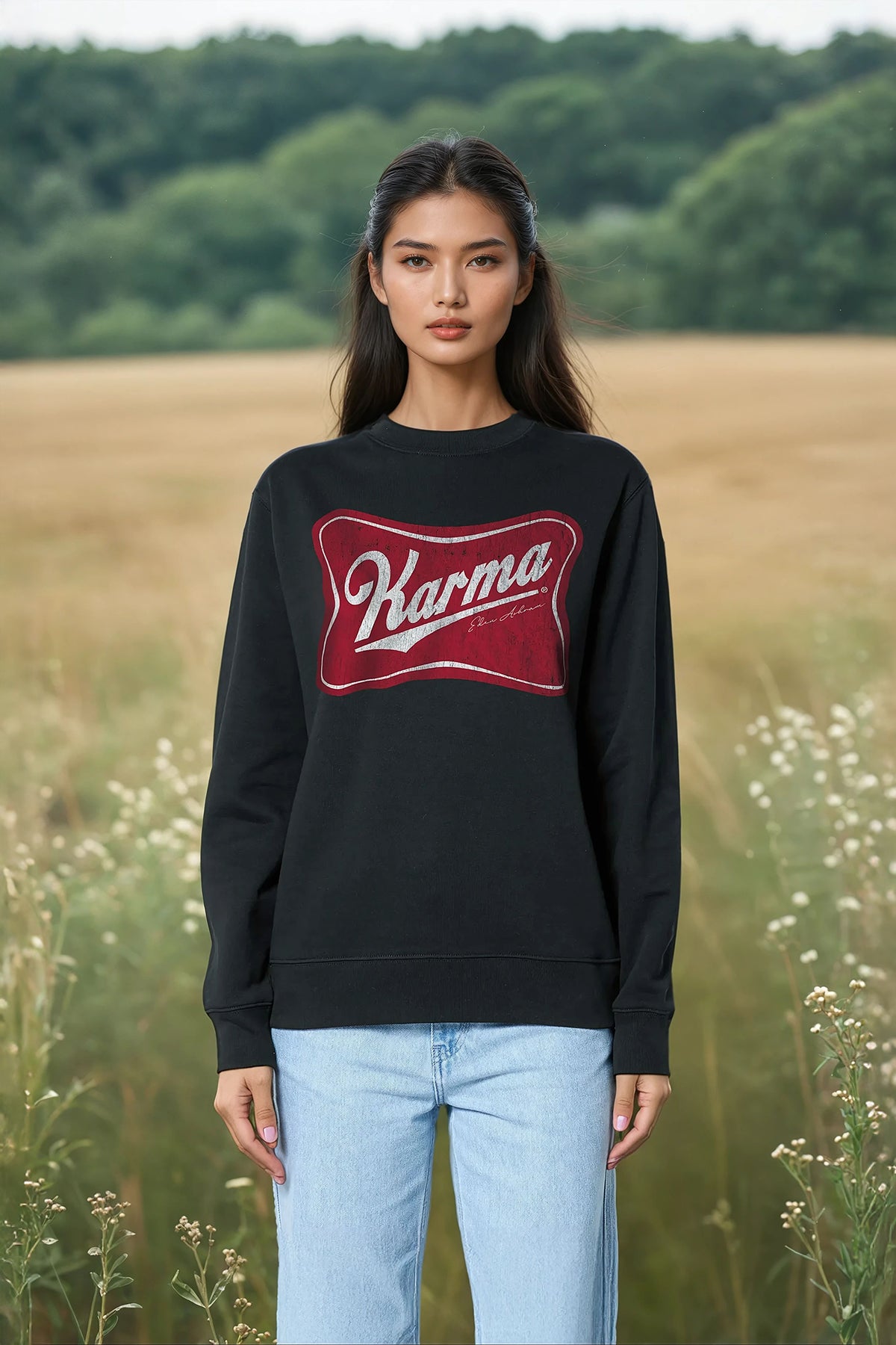 Eden Ashram Karma Beer Iconic Sweatshirt