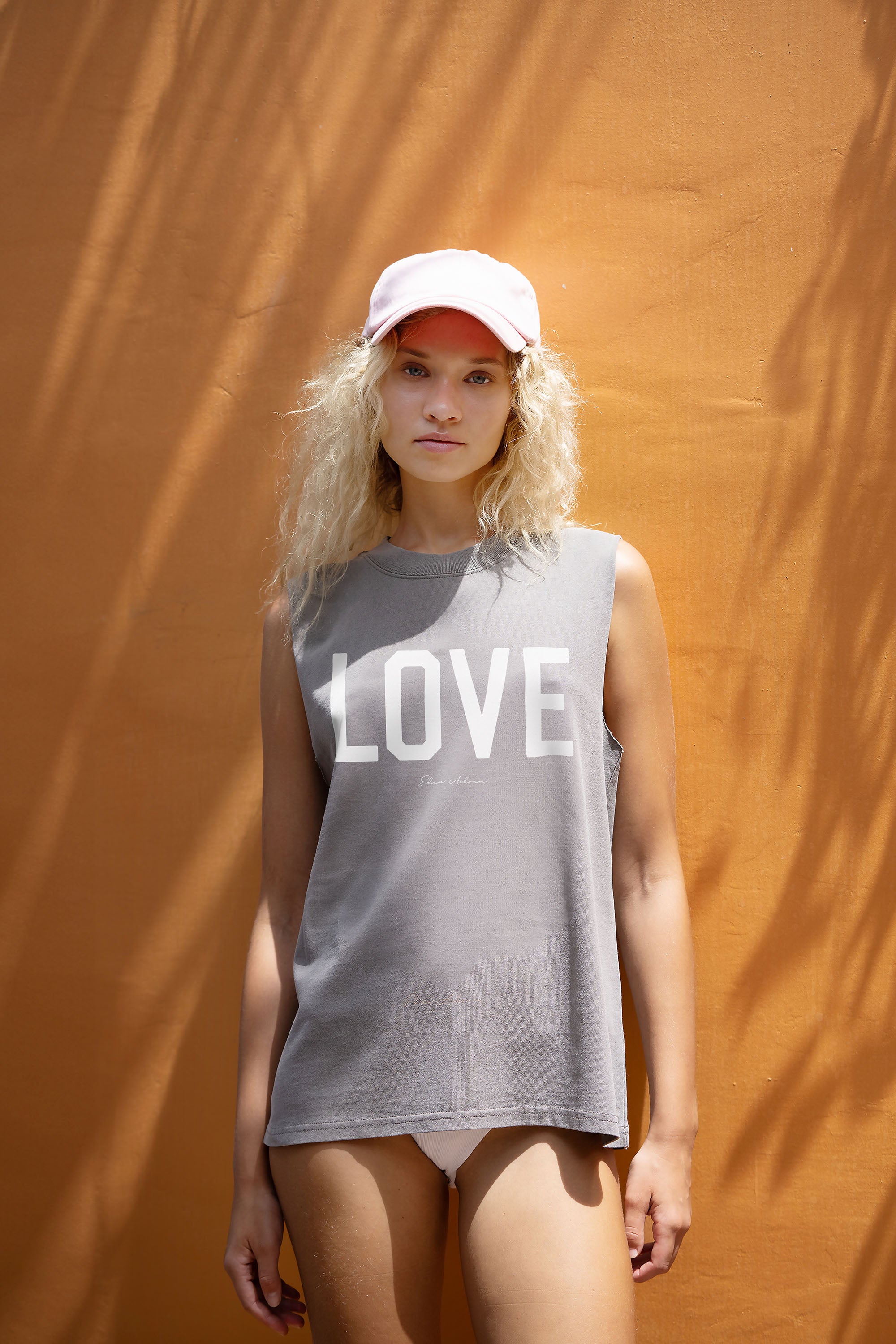 Eden Ashram LOVE Faded Rocker Tank