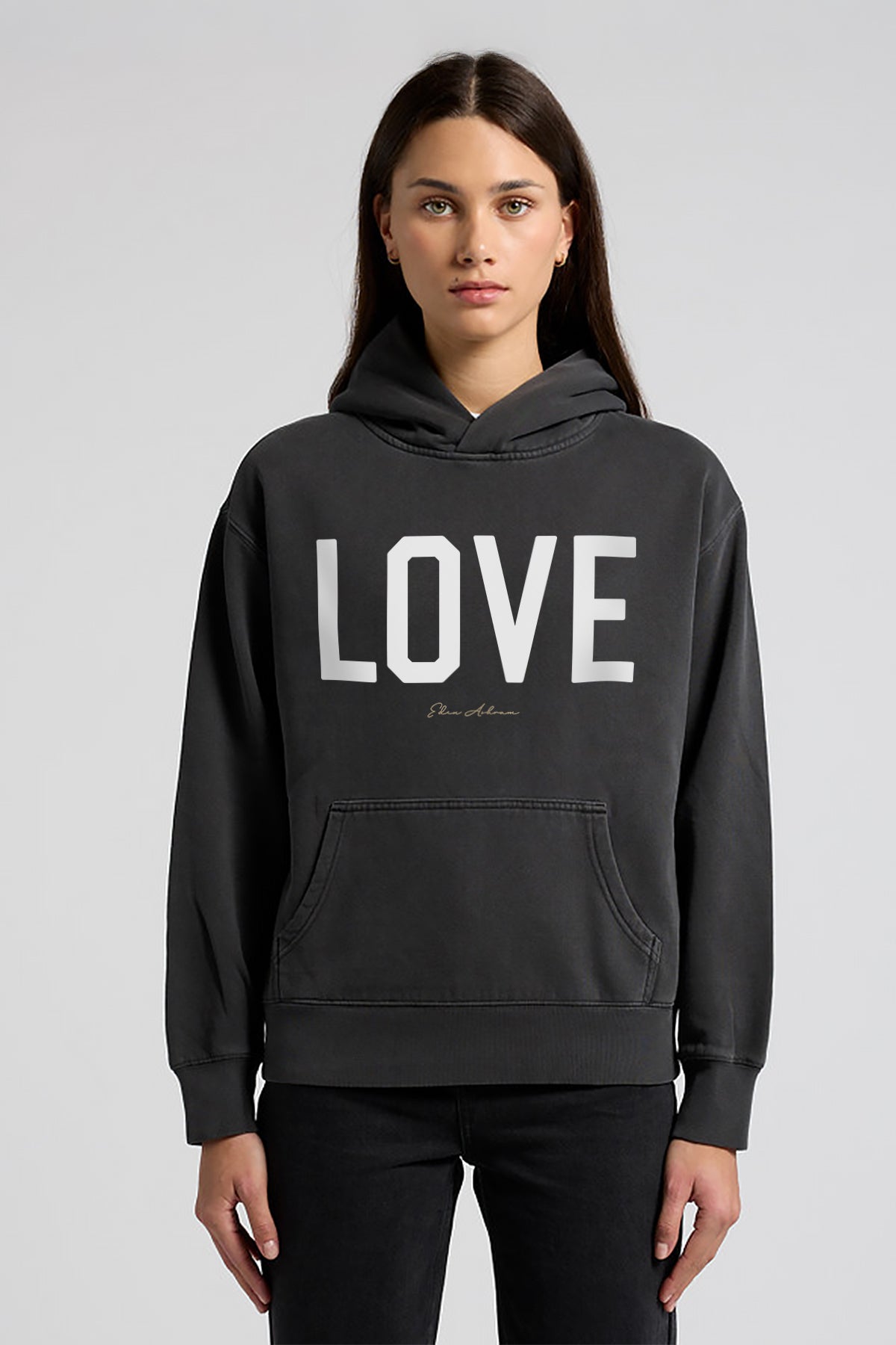 Eden Ashram Love Premium Faded Hood