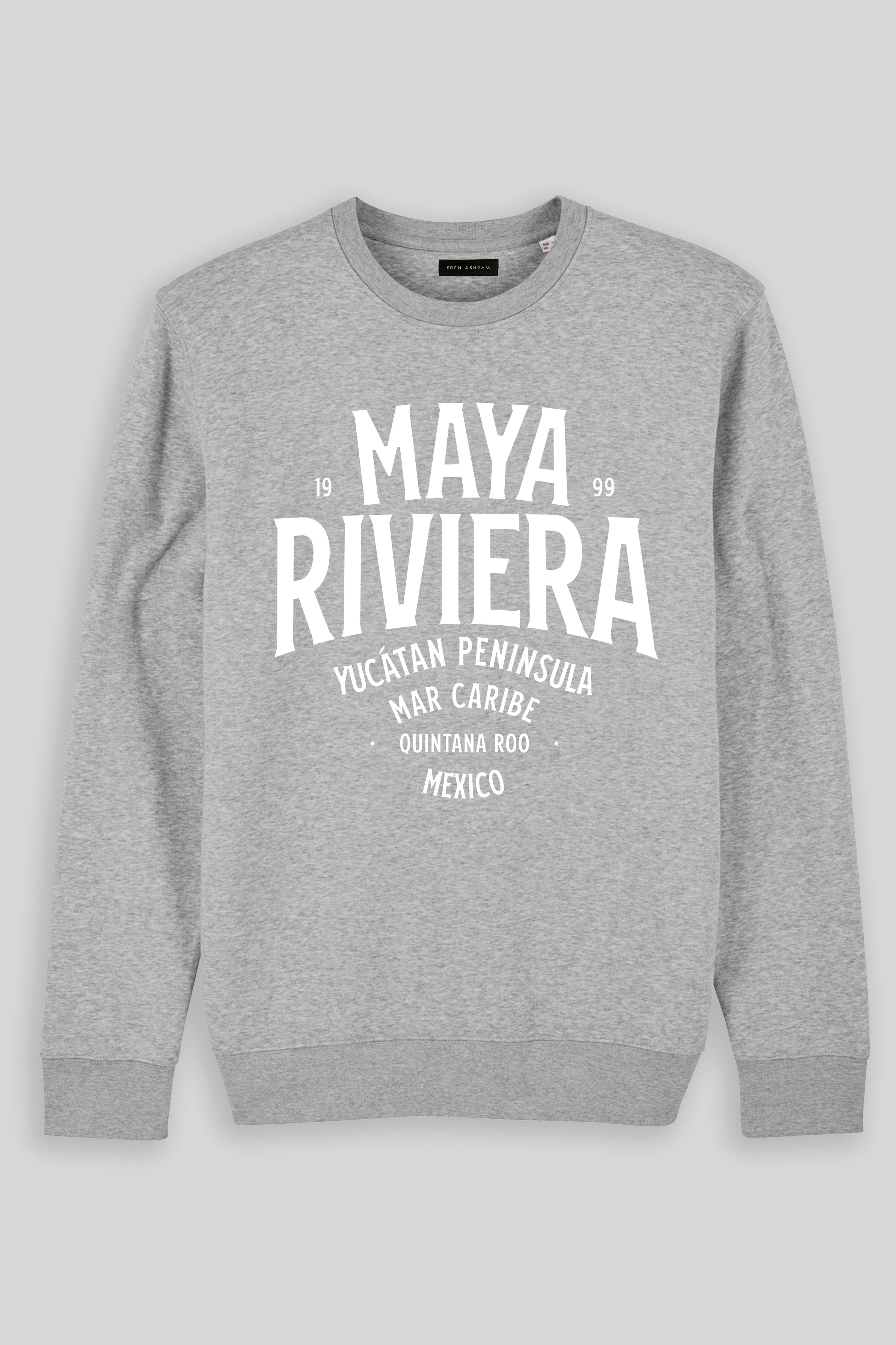 Eden Ashram Riviera Maya Iconic Sweatshirt Heather Grey