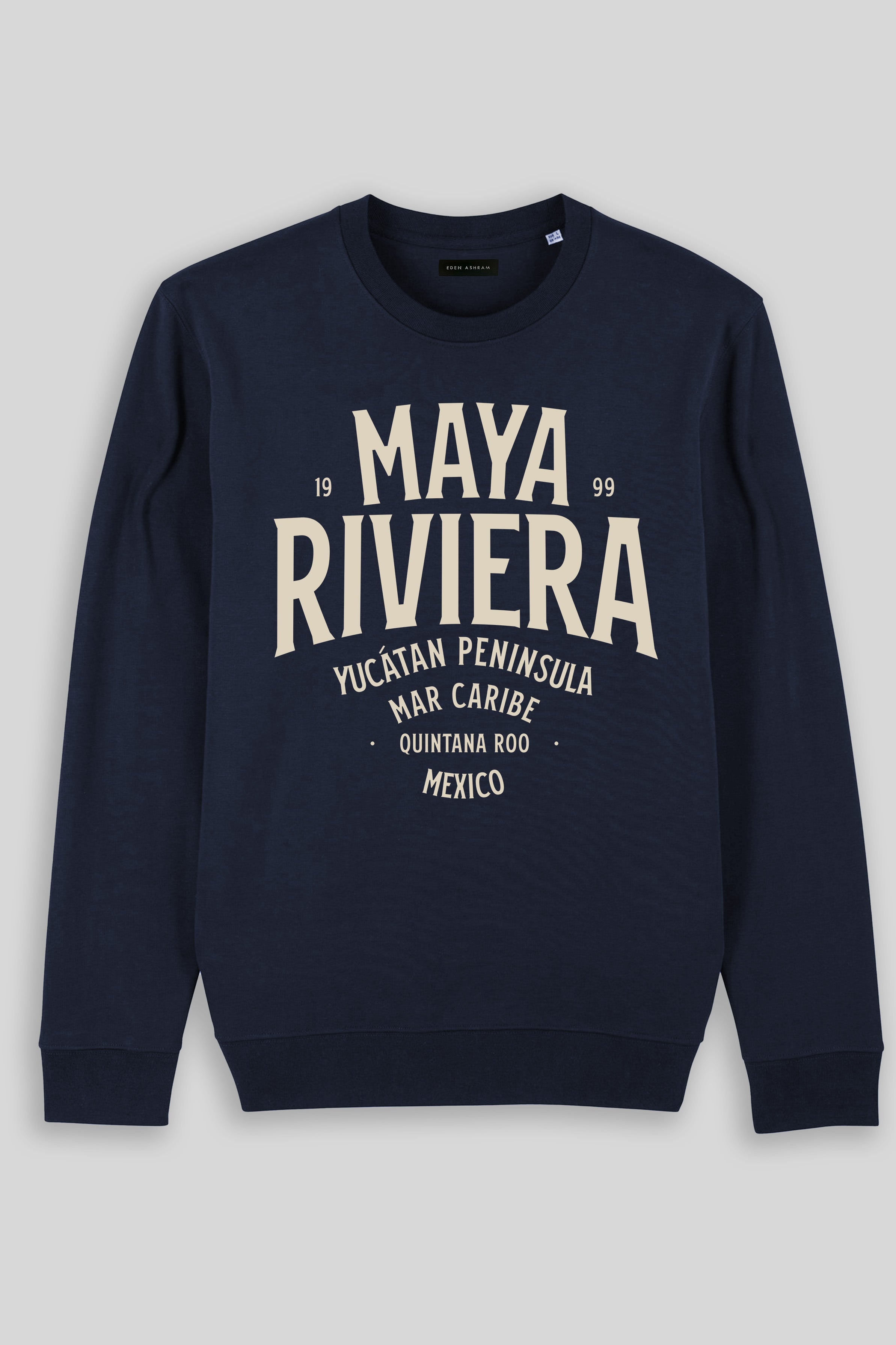 Eden Ashram Riviera Maya Iconic Sweatshirt Navy