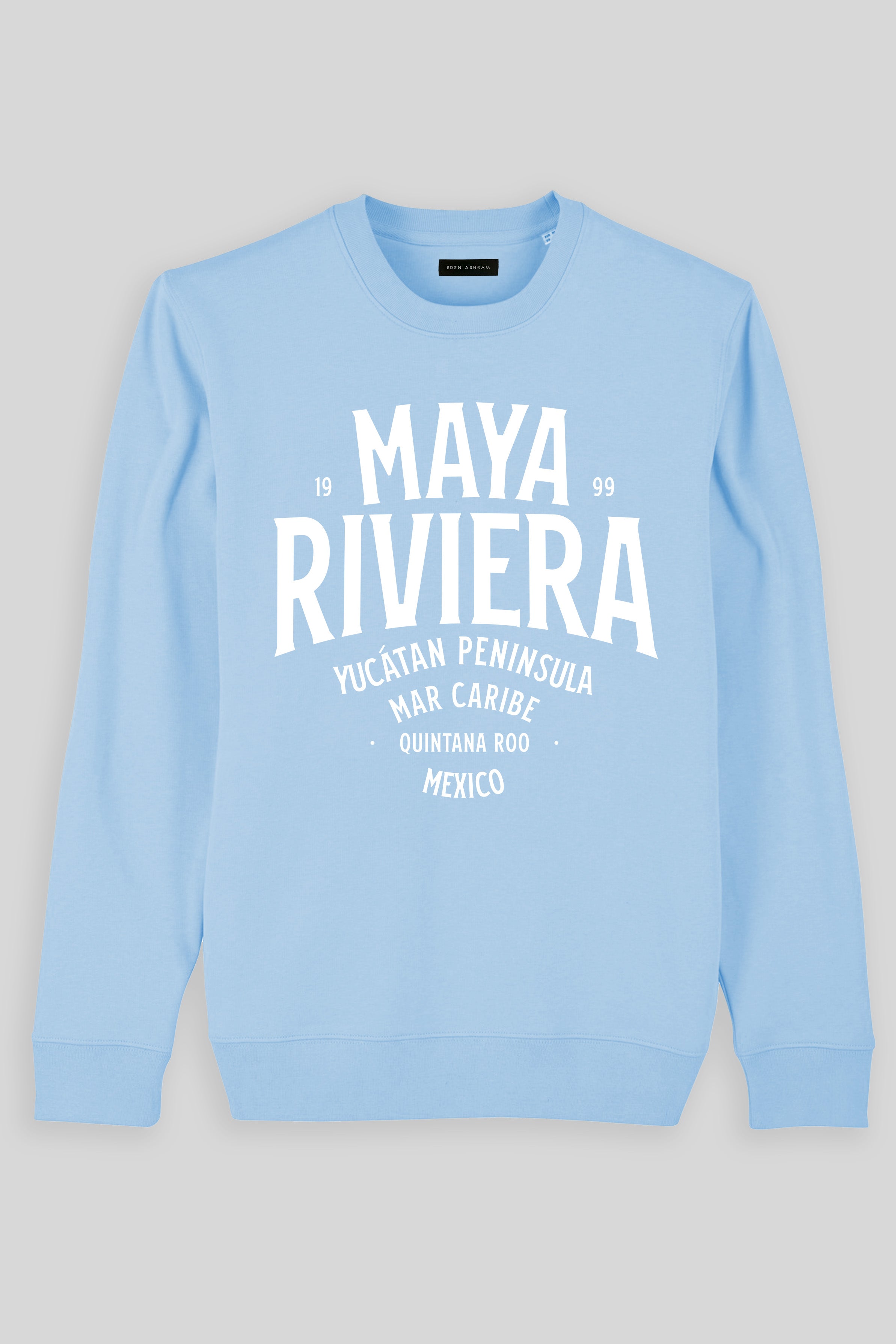 Eden Ashram Riviera Maya Iconic Sweatshirt Blue Sol