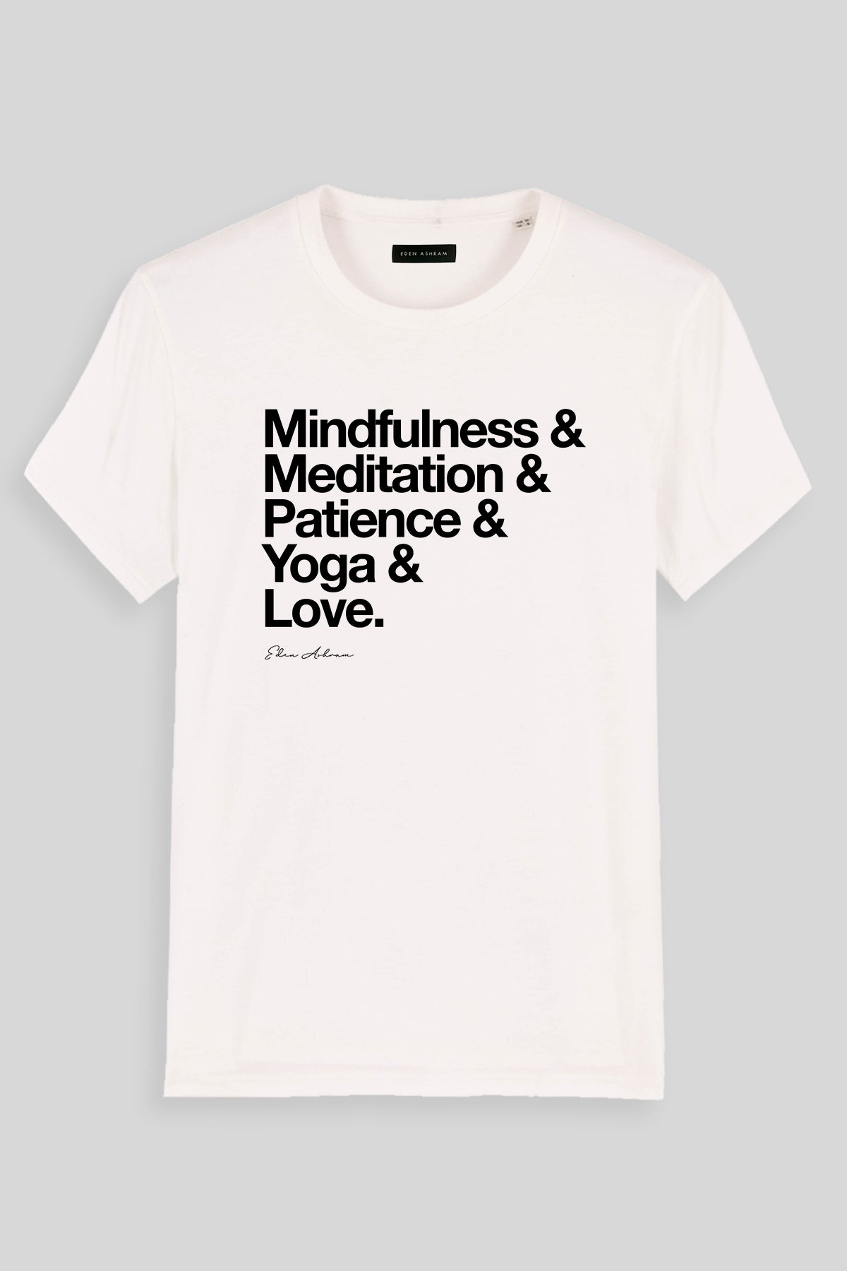 Eden Ashram Mindfulness & More - Premium Classic T-Shirt Off White