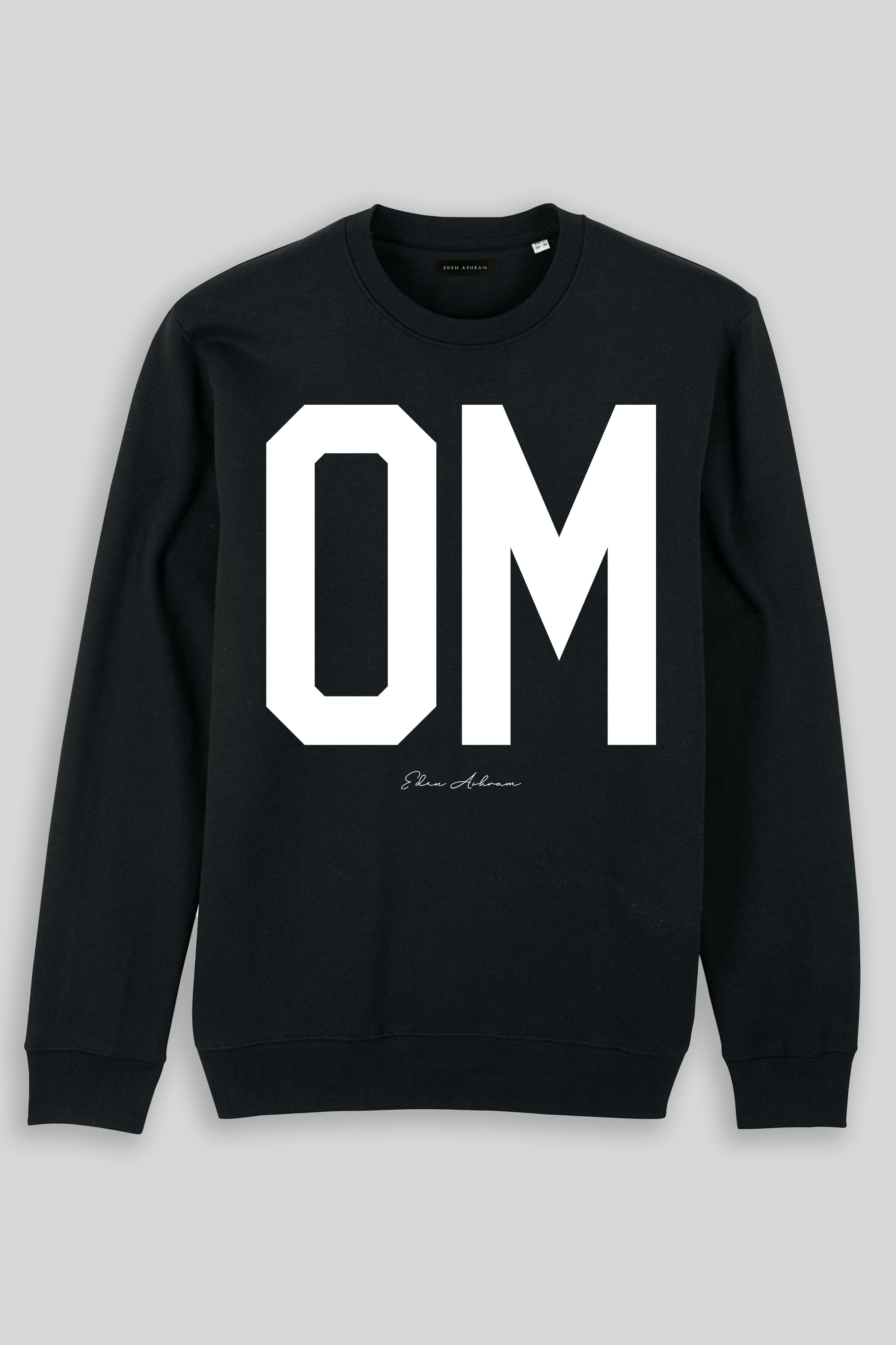 Eden Ashram OM Iconic Sweatshirt Black