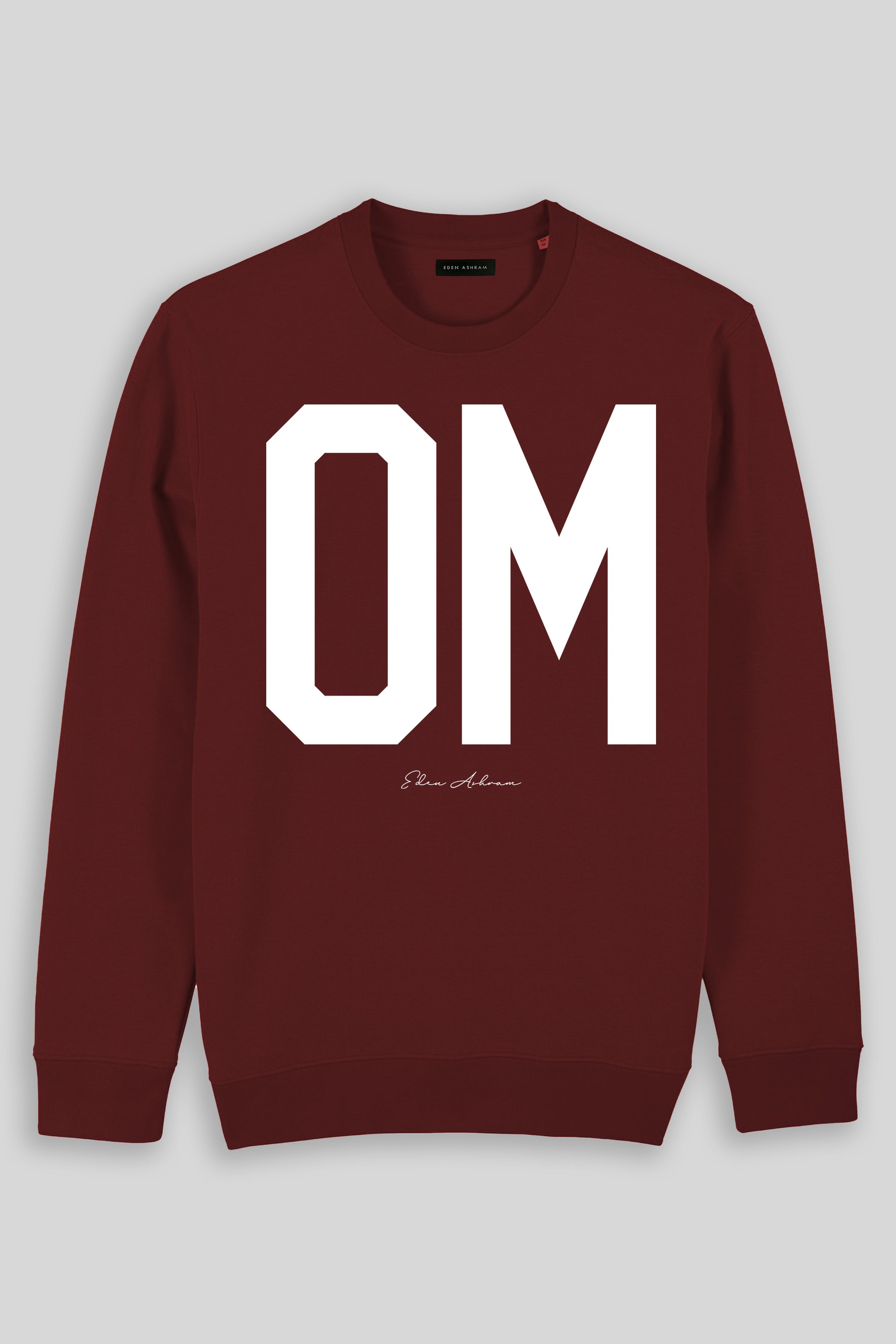 Eden Ashram OM Iconic Sweatshirt Burgundy