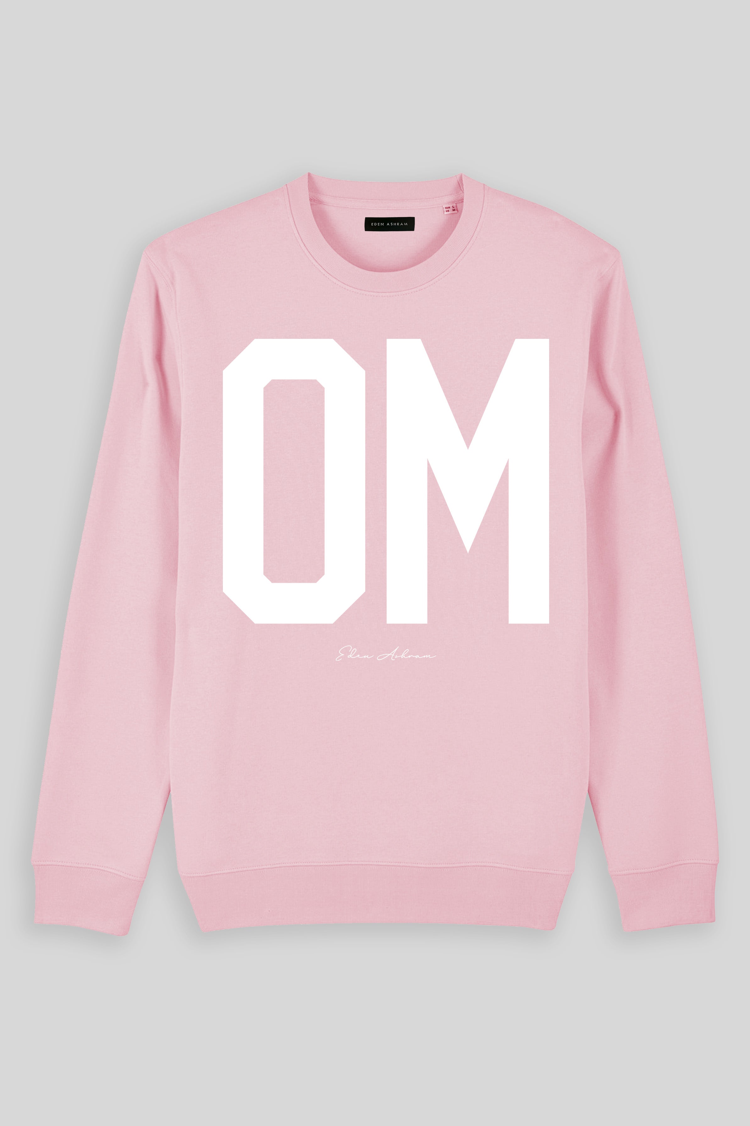 Eden Ashram OM Iconic Sweatshirt Cotton Pink