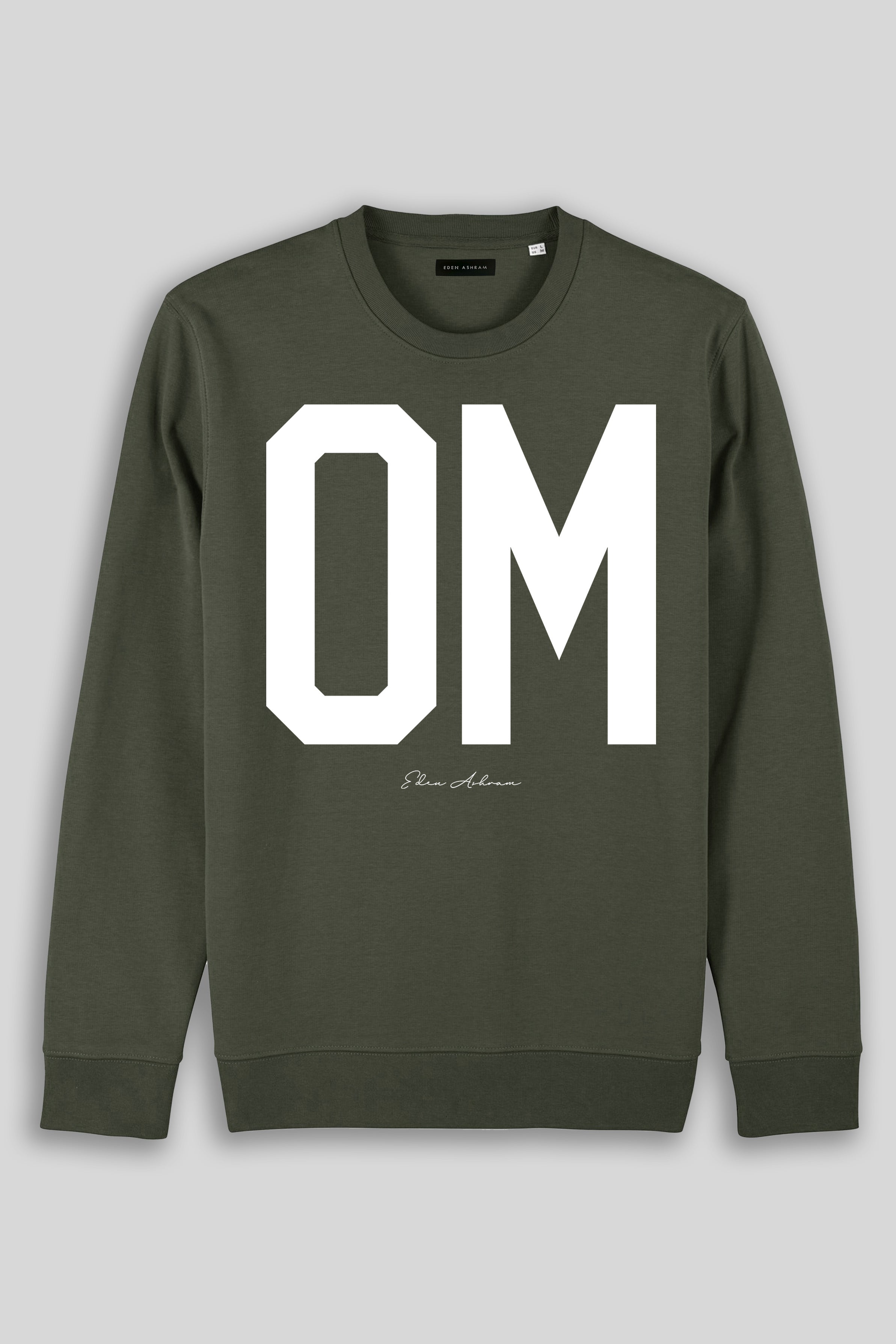 Eden Ashram OM Iconic Sweatshirt Khaki