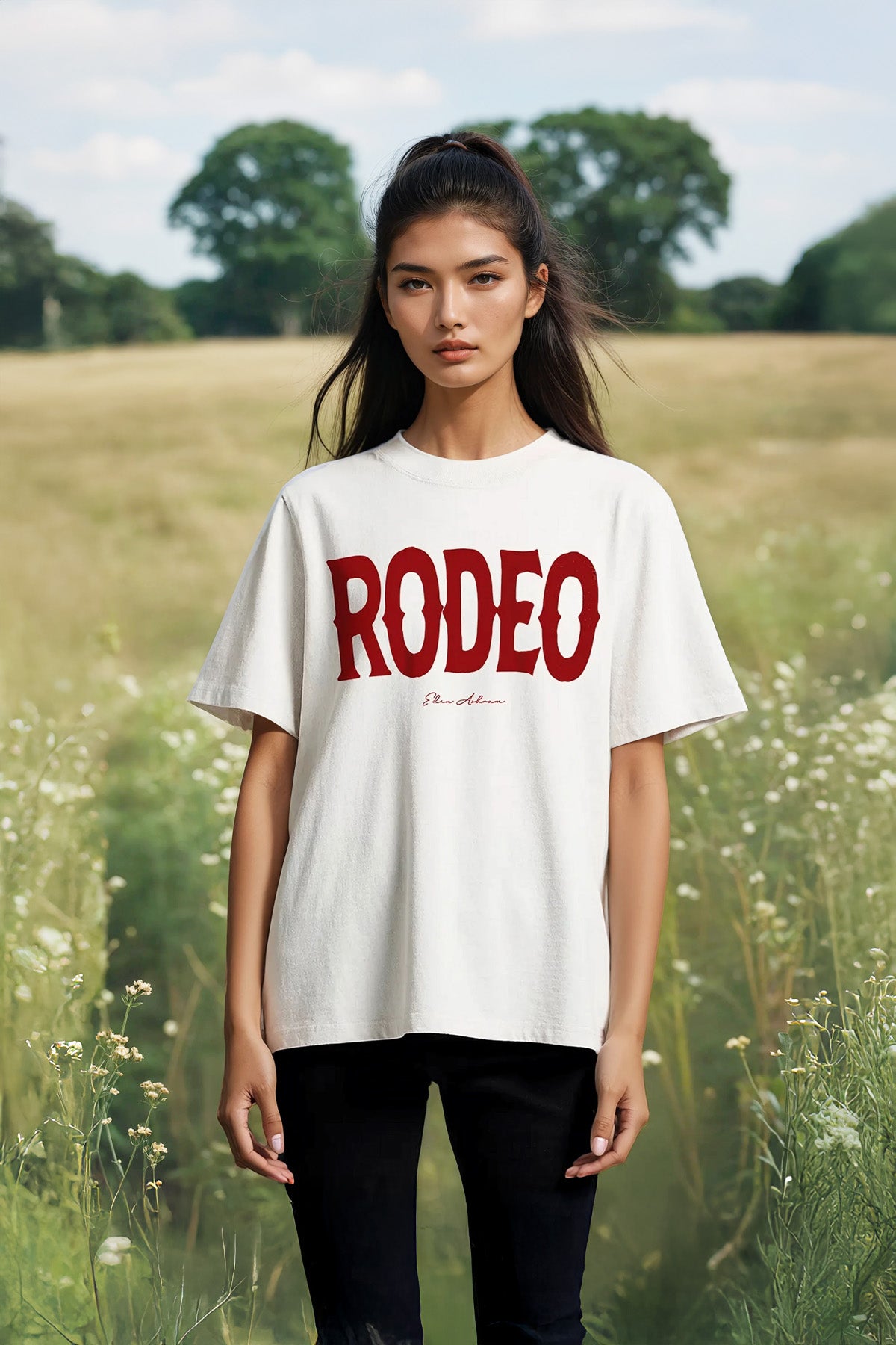 Eden Ashram Rodeo Faded Rocker T-Shirt