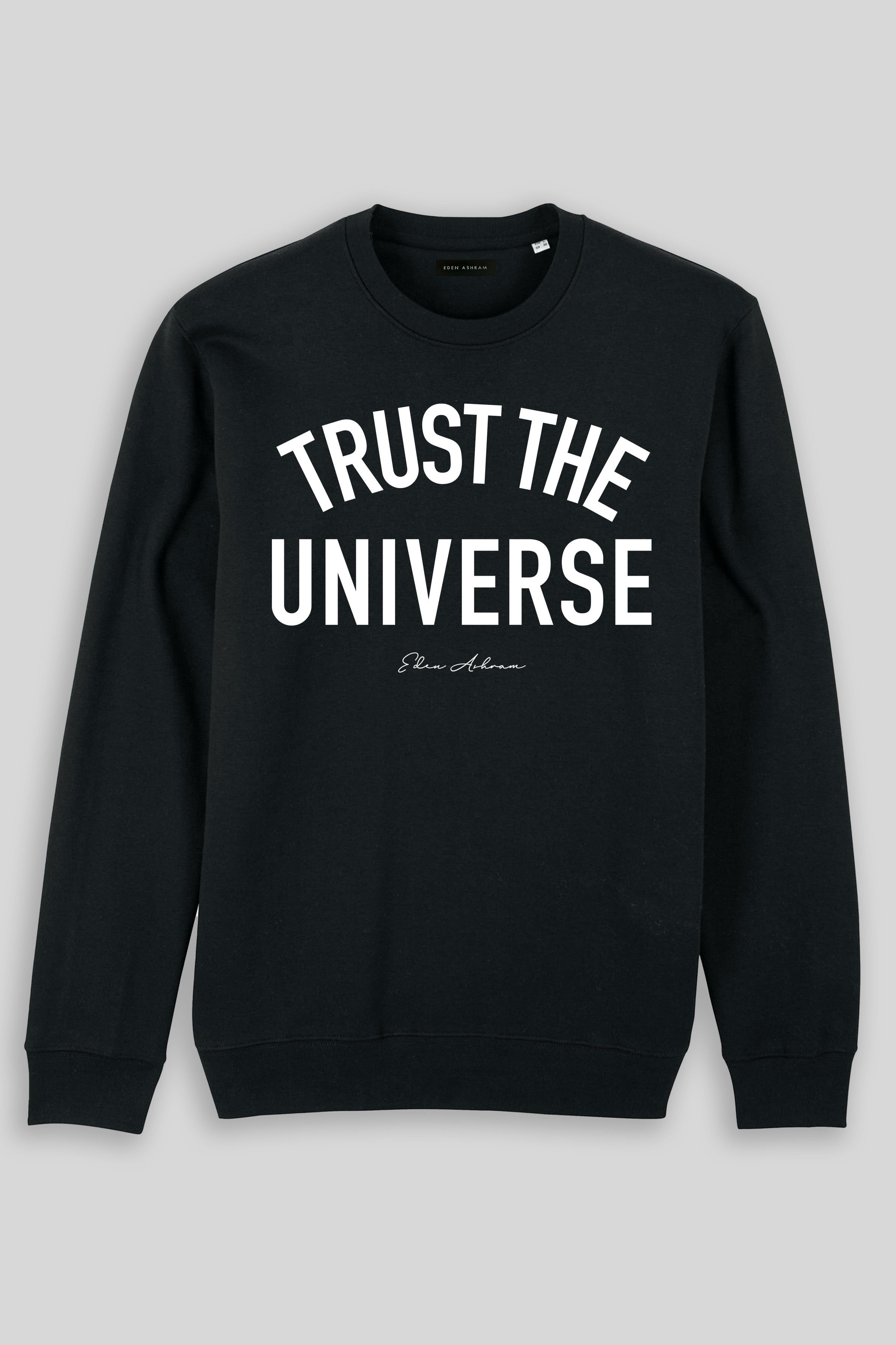 Eden Ashram Trust The Universe Iconic Sweatshirt Black