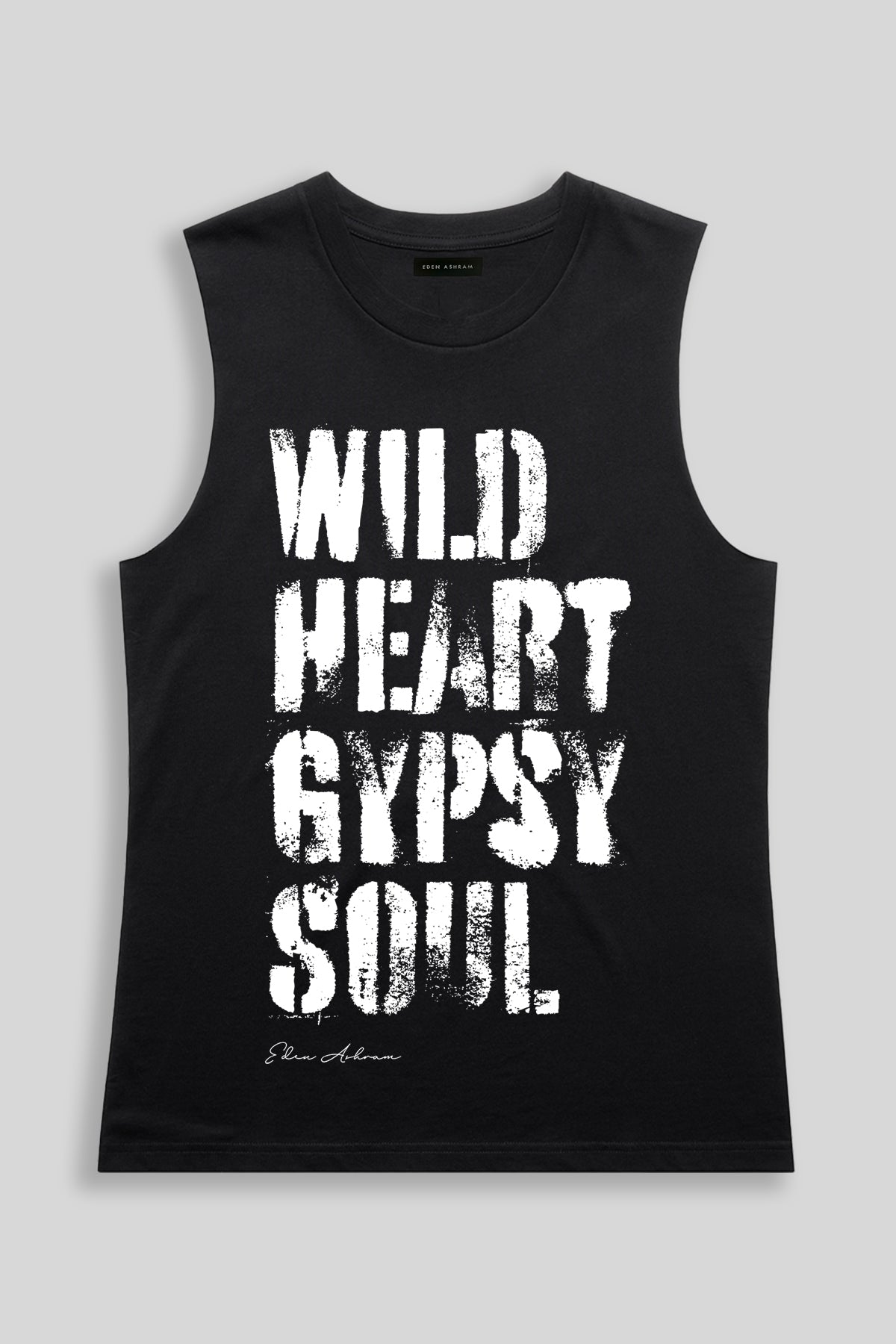 Eden Ashram Wild Heart Gypsy Soul Camden Tank Black