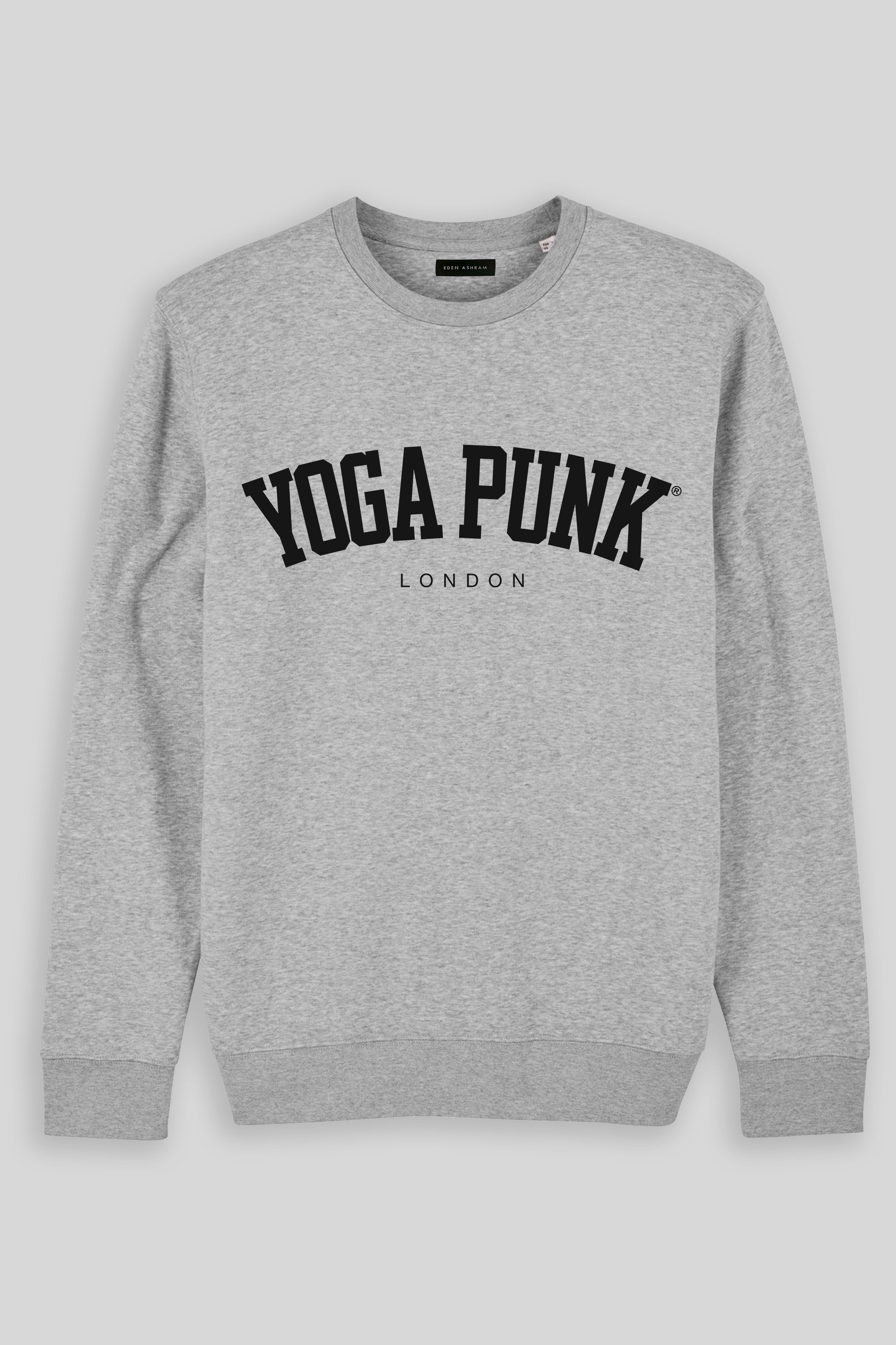 Eden Ashram Yoga Punk Iconic Sweatshirt Heather Grey