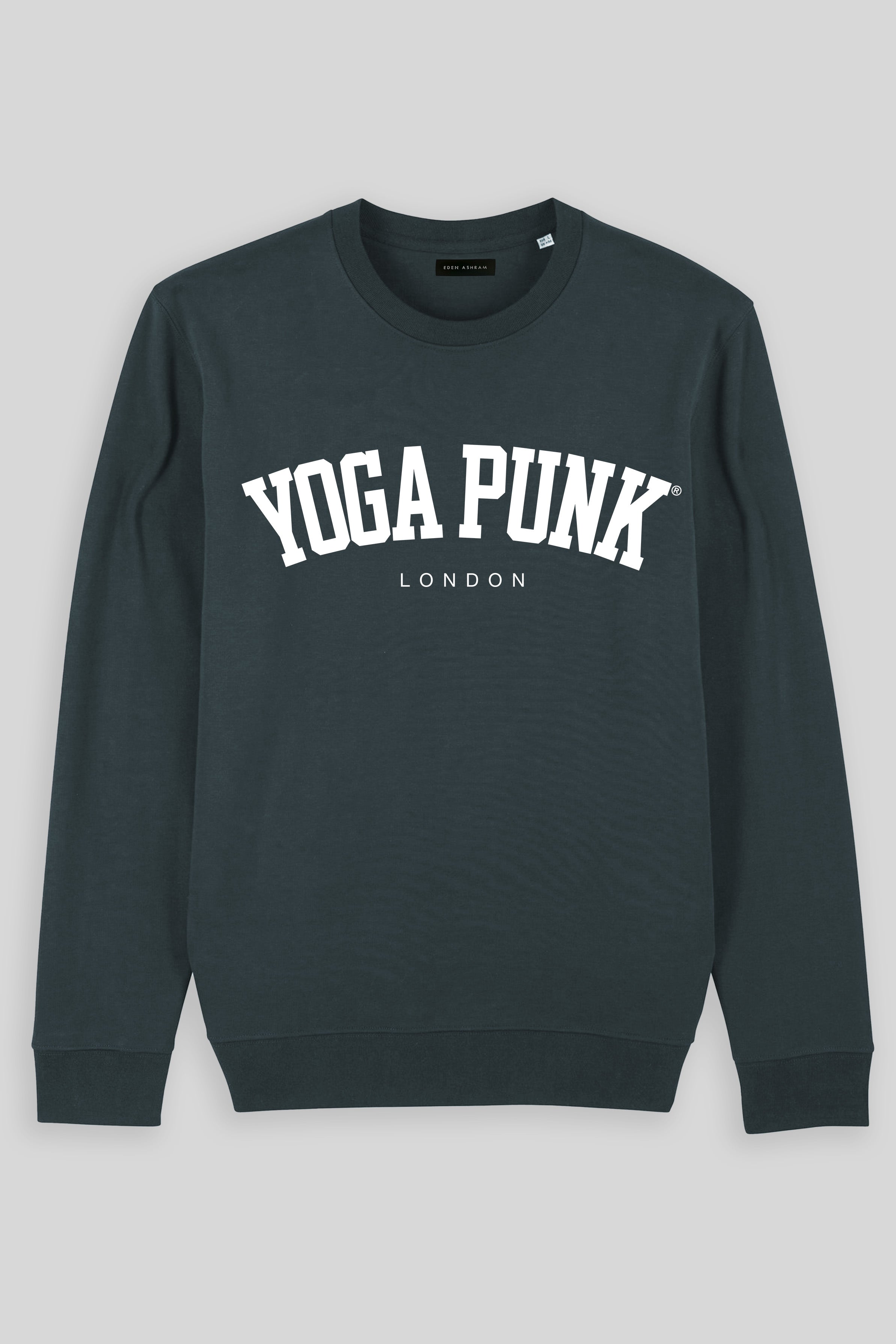 Eden Ashram Yoga Punk Iconic Sweatshirt India Ink Grey