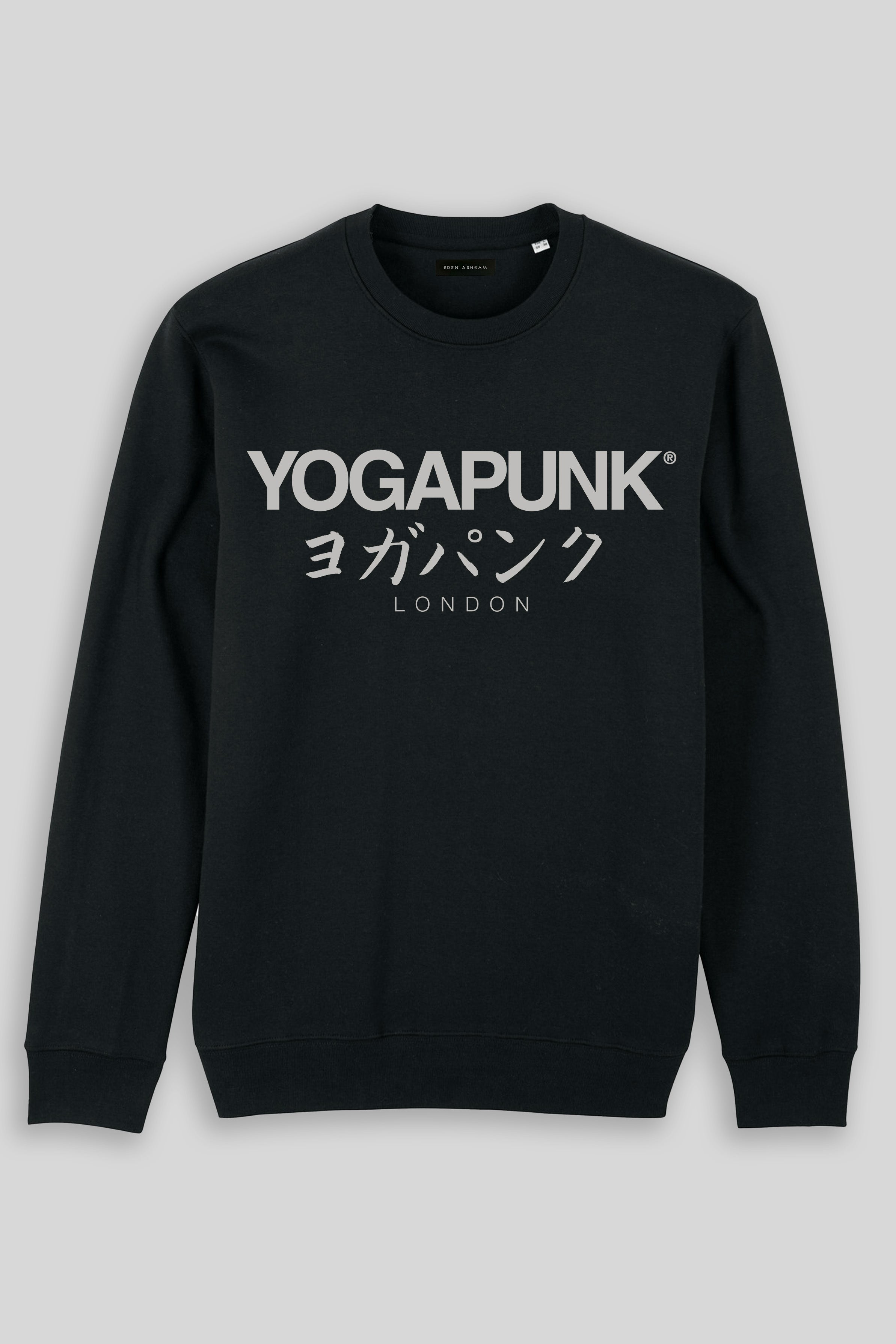 Eden Ashram Yoga Punk® London Iconic Sweatshirt Black