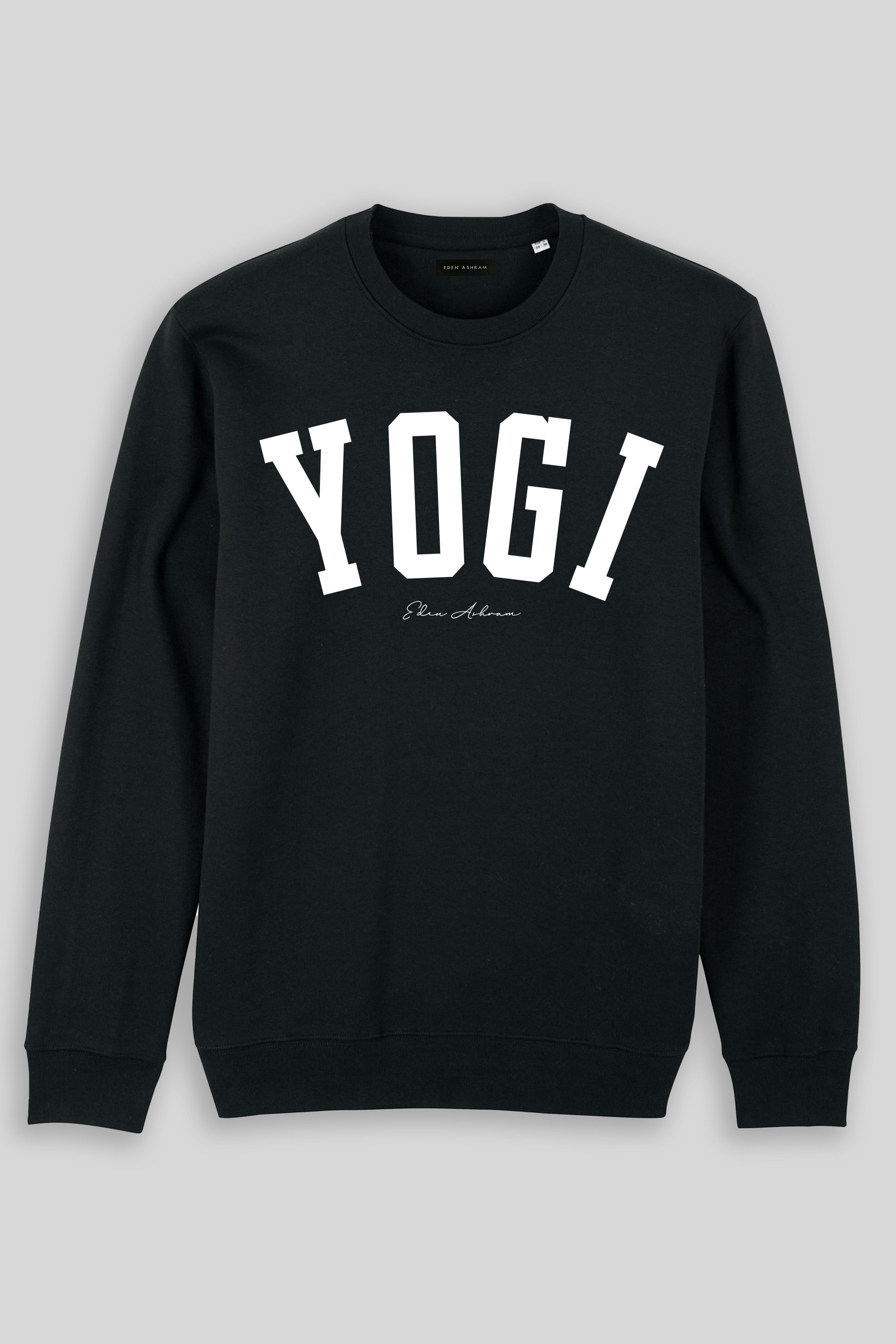 Eden Ashram YOGI Iconic Sweatshirt Black