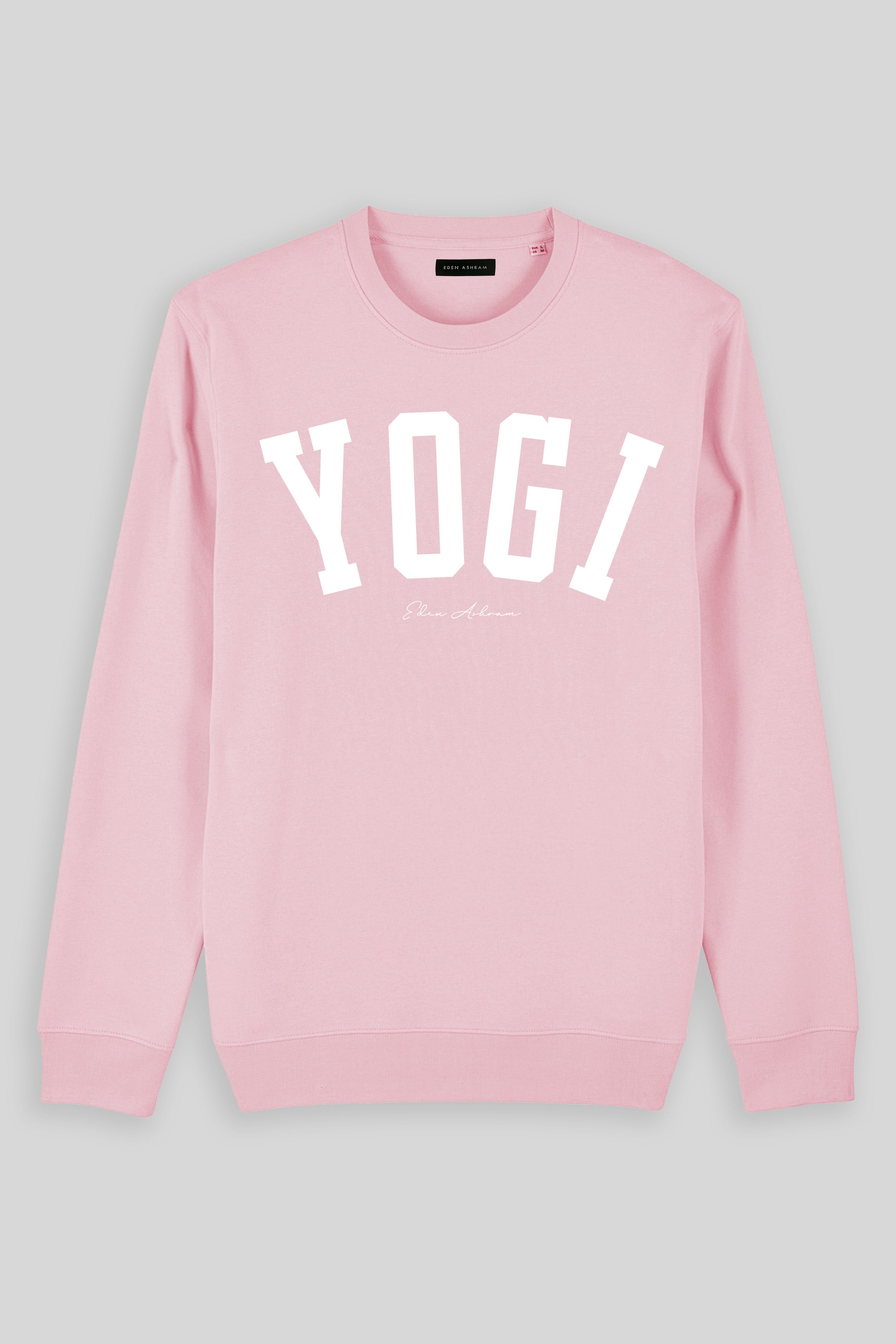 Eden Ashram YOGI Iconic Sweatshirt Cotton Pink