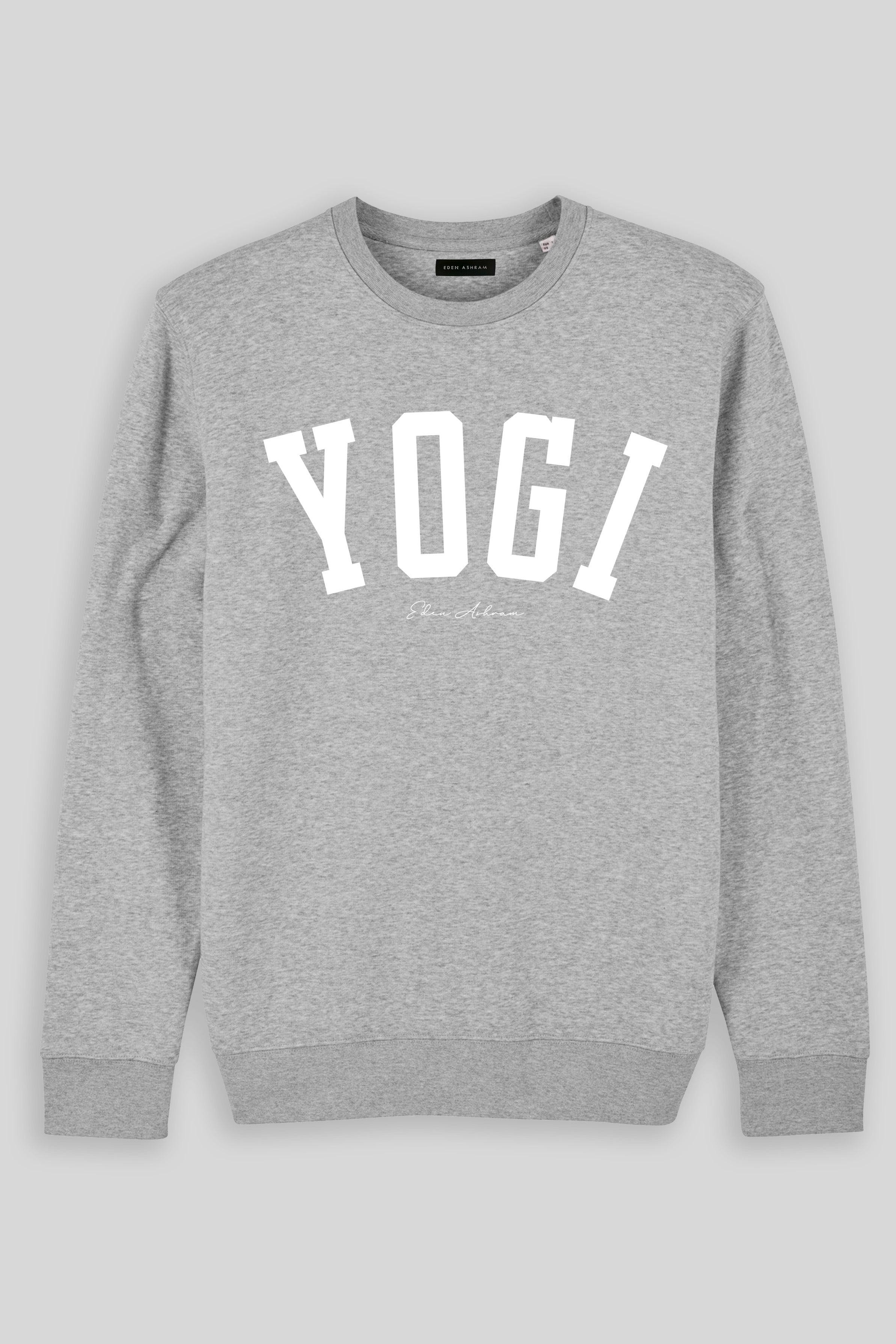 Eden Ashram YOGI Iconic Sweatshirt Heather Grey